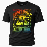 Somebody Save Me From Myself Country Cooling Performance Crew T-Shirt