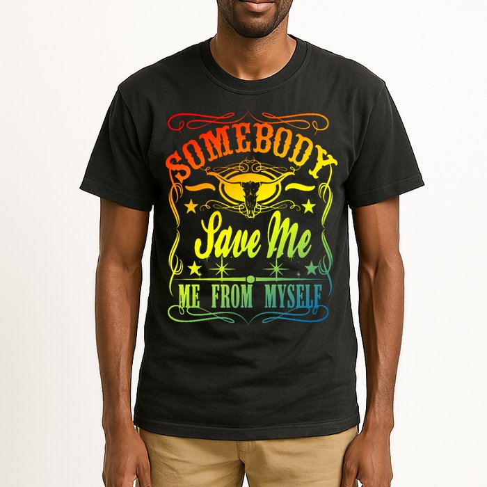 Somebody Save Me From Myself Country Tall T-Shirt