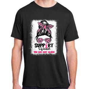 Support Squad Messy Bun Pink Warrior Breast Cancer Awareness Adult ChromaSoft Performance T-Shirt