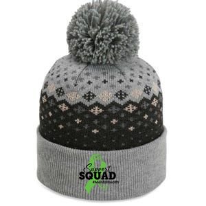 Support Squad Mental Health Awareness Ribbon The Baniff Cuffed Pom Beanie