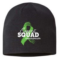 Support Squad Mental Health Awareness Ribbon Sustainable Beanie