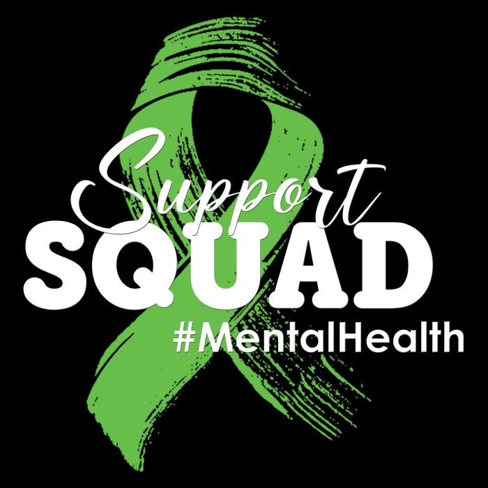 Support Squad Mental Health Awareness Ribbon Sustainable Beanie