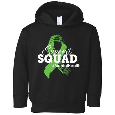 Support Squad Mental Health Awareness Ribbon Toddler Hoodie