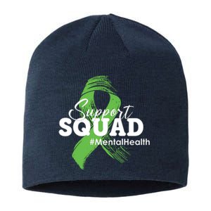 Support Squad Mental Health Awareness Ribbon Sustainable Beanie