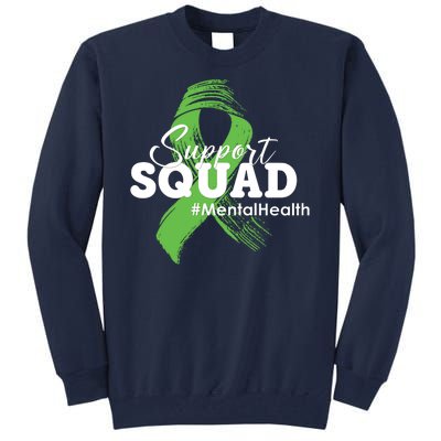 Support Squad Mental Health Awareness Ribbon Tall Sweatshirt