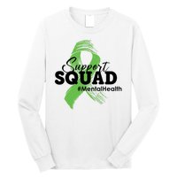 Support Squad Mental Health Awareness Ribbon Long Sleeve Shirt