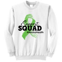 Support Squad Mental Health Awareness Ribbon Sweatshirt