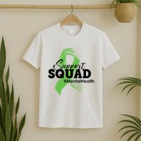 Support Squad Mental Health Awareness Ribbon T-Shirt