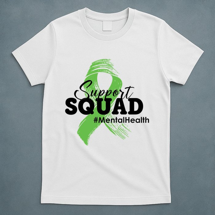 Support Squad Mental Health Awareness Ribbon T-Shirt