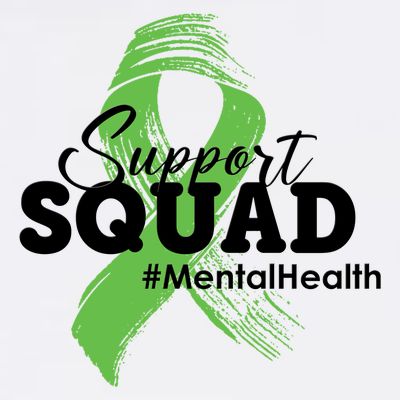Support Squad Mental Health Awareness Ribbon T-Shirt