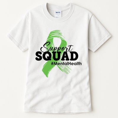 Support Squad Mental Health Awareness Ribbon Tall T-Shirt
