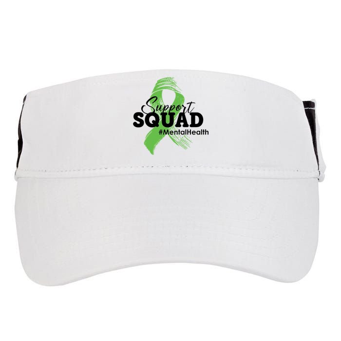 Support Squad Mental Health Awareness Ribbon Adult Drive Performance Visor