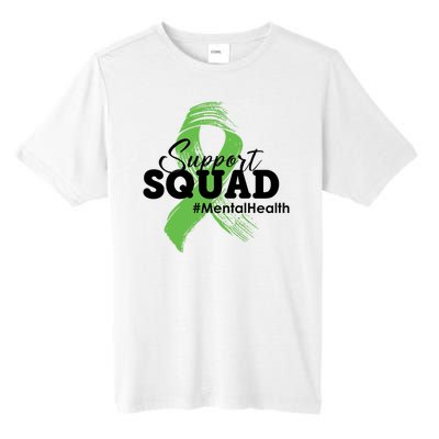 Support Squad Mental Health Awareness Ribbon Tall Fusion ChromaSoft Performance T-Shirt