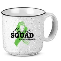 Support Squad Mental Health Awareness Ribbon 15oz Campfire Ceramic Mug