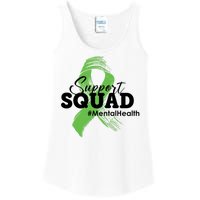 Support Squad Mental Health Awareness Ribbon Ladies Essential Tank