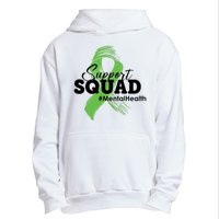 Support Squad Mental Health Awareness Ribbon Urban Pullover Hoodie