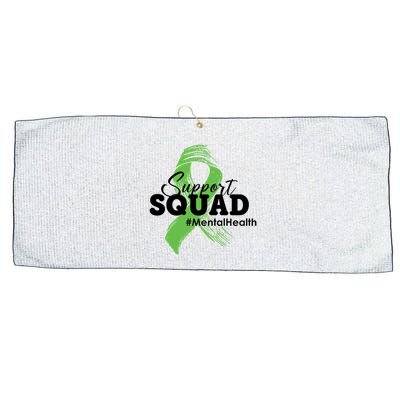 Support Squad Mental Health Awareness Ribbon Large Microfiber Waffle Golf Towel