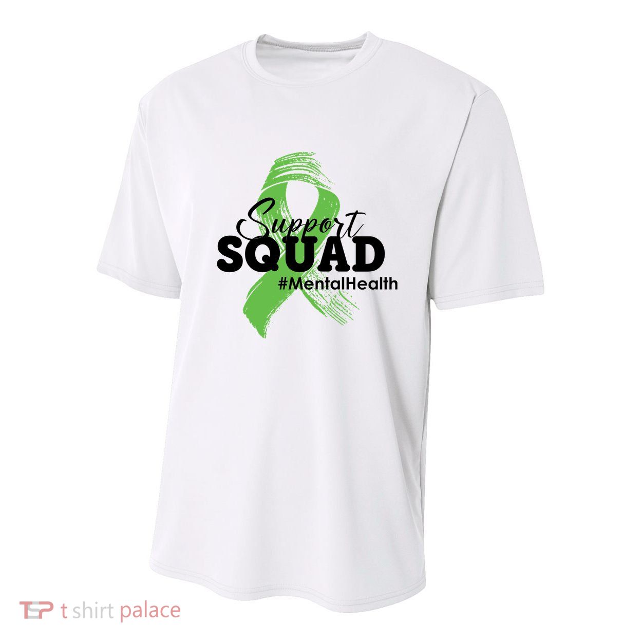 Support Squad Mental Health Awareness Ribbon Youth Performance Sprint T-Shirt