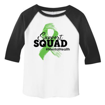 Support Squad Mental Health Awareness Ribbon Toddler Fine Jersey T-Shirt