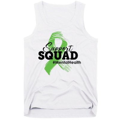 Support Squad Mental Health Awareness Ribbon Tank Top