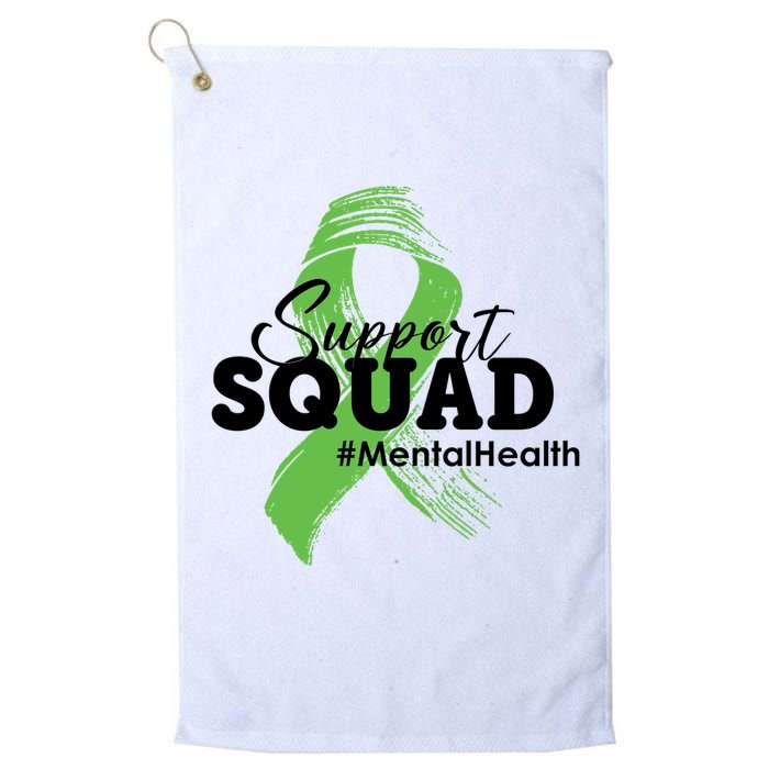 Support Squad Mental Health Awareness Ribbon Golf Towel