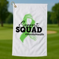 Support Squad Mental Health Awareness Ribbon Golf Towel