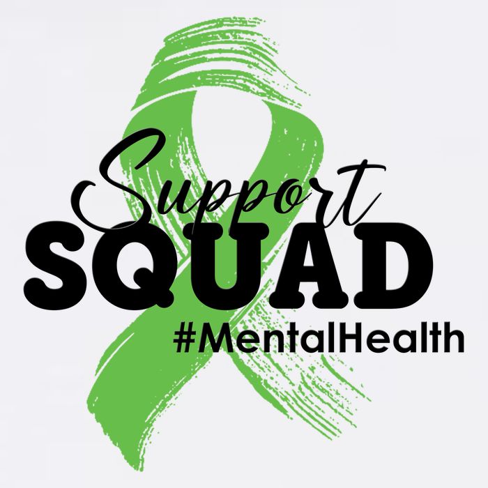 Support Squad Mental Health Awareness Ribbon Toddler T-Shirt