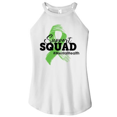 Support Squad Mental Health Awareness Ribbon Women's Perfect Tri Rocker Tank