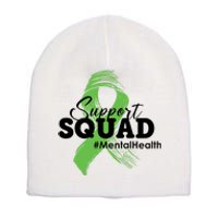 Support Squad Mental Health Awareness Ribbon Short Acrylic Beanie