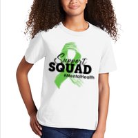 Support Squad Mental Health Awareness Ribbon Kids T-Shirt