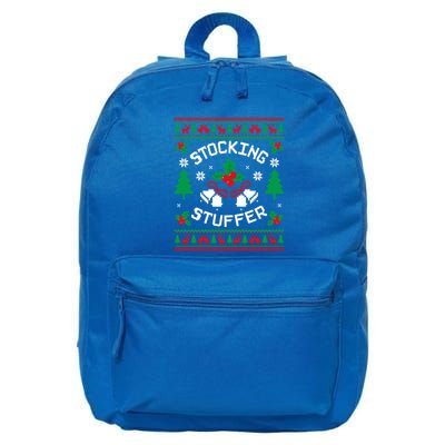 Stocking Stuffer Matching Christmas Couple Ugly Xmas Meaningful Gift 16 in Basic Backpack