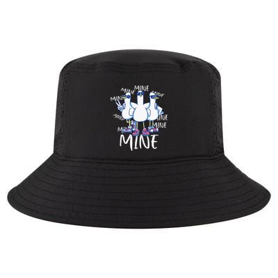 Seagull Saying Mine Funny Pigeon Retro Ocean Life Cool Comfort Performance Bucket Hat