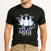 Seagull Saying Mine Funny Pigeon Retro Ocean Life Cooling Performance Crew T-Shirt