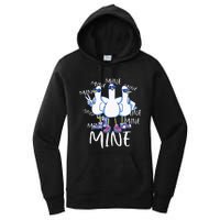 Seagull Saying Mine Funny Pigeon Retro Ocean Life Women's Pullover Hoodie