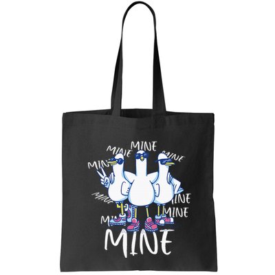 Seagull Saying Mine Funny Pigeon Retro Ocean Life Bag