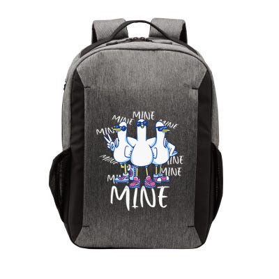 Seagull Saying Mine Funny Pigeon Retro Ocean Life Vector Backpack