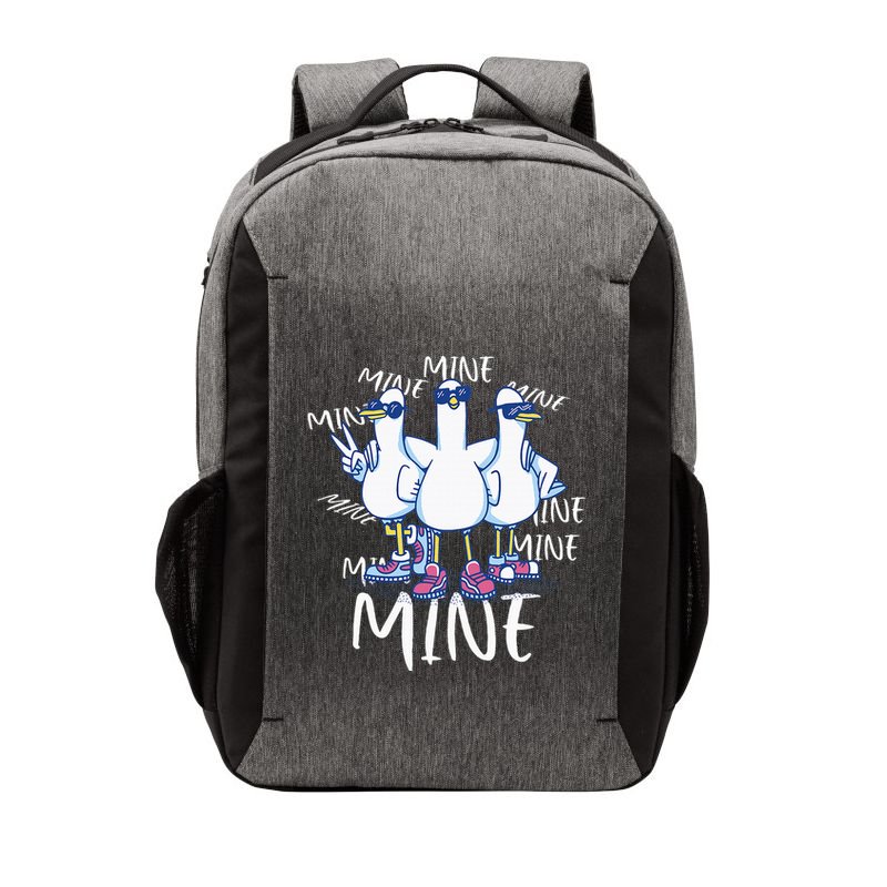 Seagull Saying Mine Funny Pigeon Retro Ocean Life Vector Backpack