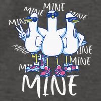 Seagull Saying Mine Funny Pigeon Retro Ocean Life Vector Backpack