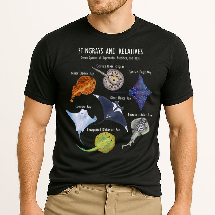 Stingray Species Manta Ray River Stingray And More Cooling Performance Crew T-Shirt