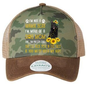 Sunflower Schipperke Mom Mothers Day Dog Mom Funny Gift Legacy Tie Dye Trucker Hat