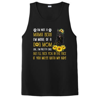 Sunflower Schipperke Mom Mothers Day Dog Mom Funny Gift PosiCharge Competitor Tank