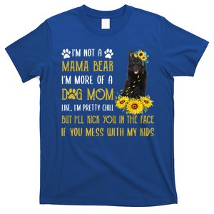 Sunflower Schipperke Mom Mothers Day Dog Mom Funny Gift T-Shirt