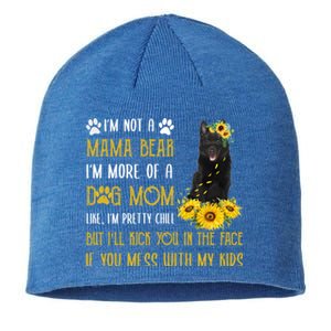 Sunflower Schipperke Mom Mothers Day Dog Mom Funny Gift Sustainable Beanie