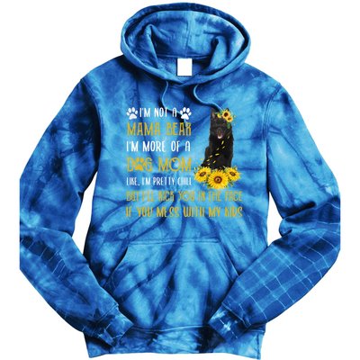 Sunflower Schipperke Mom Mothers Day Dog Mom Funny Gift Tie Dye Hoodie