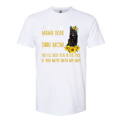 Sunflower Schipperke Mom Mothers Day Dog Mom Funny Gift Softstyle CVC T-Shirt