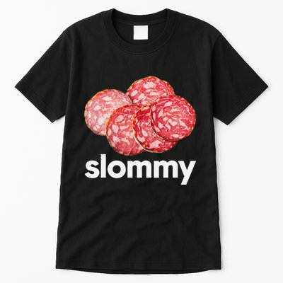 Slommy Salami Meme Oddly Specific Funny Memes Internet Memes Tall T-Shirt
