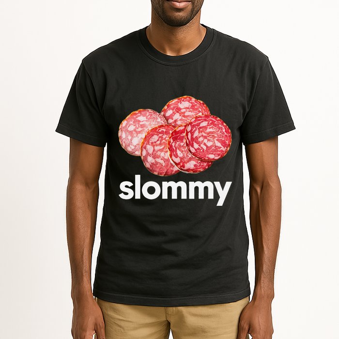 Slommy Salami Meme Oddly Specific Funny Memes Internet Memes Tall T-Shirt