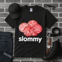 Slommy Salami Meme Oddly Specific Funny Memes Internet Memes Tall T-Shirt
