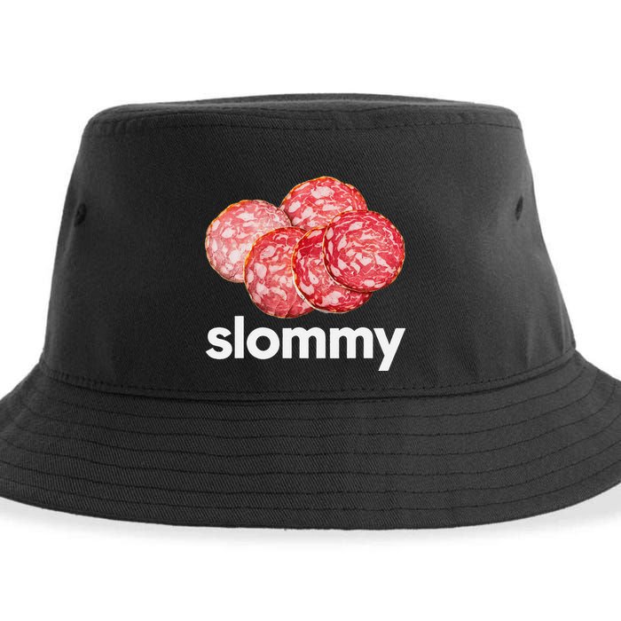 Slommy Salami Meme Oddly Specific Funny Memes Internet Memes Sustainable Bucket Hat