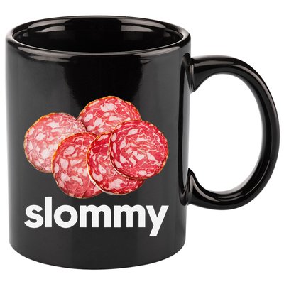 Slommy Salami Meme Oddly Specific Funny Memes Internet Memes 11oz C Handle Ceramic Mug